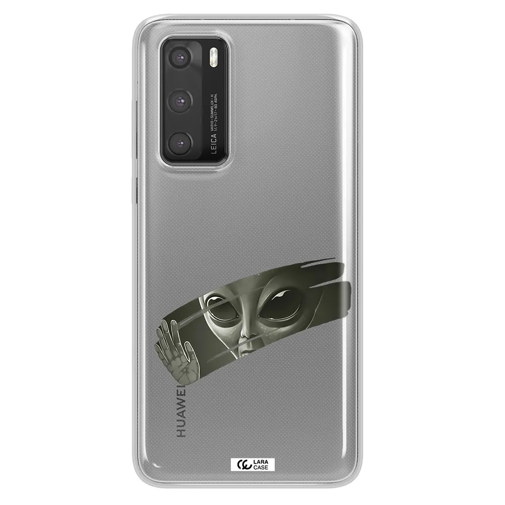 Alien Huawei P40 Clear TPU Case