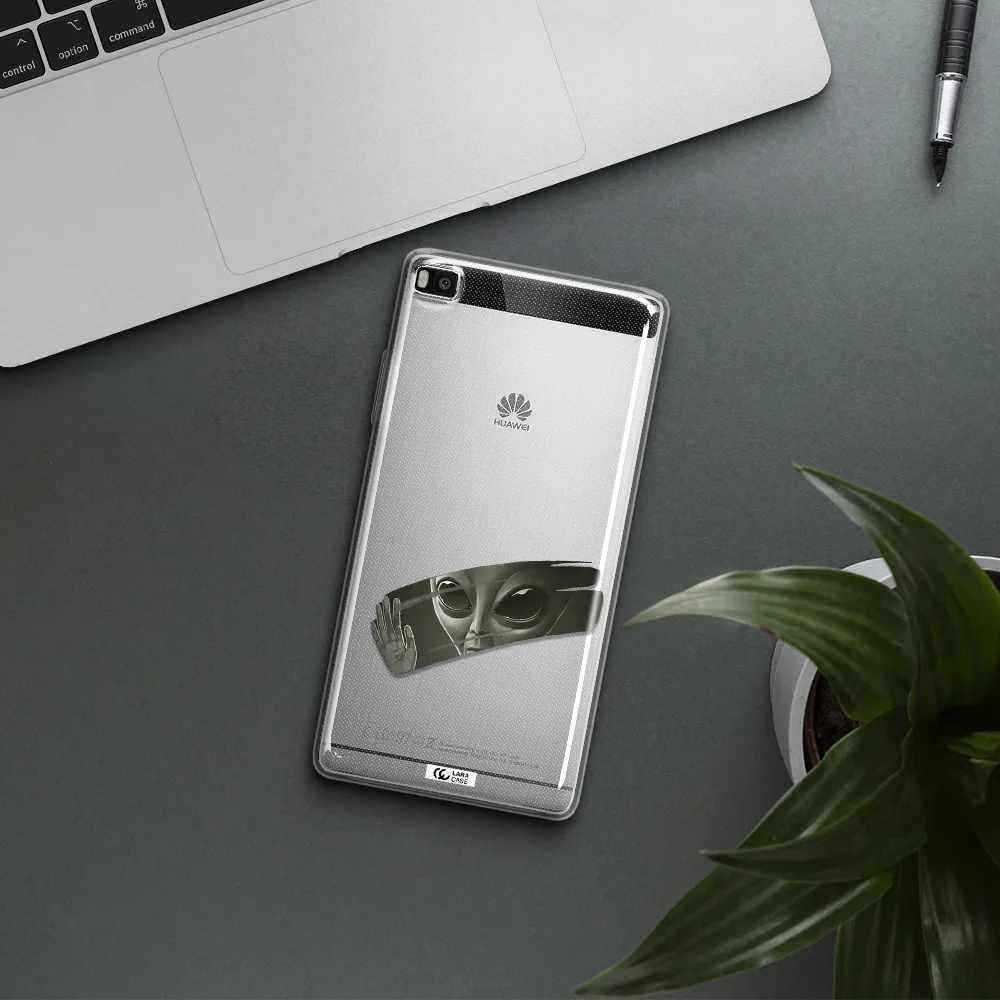 Alien Huawei P8 Clear TPU Case