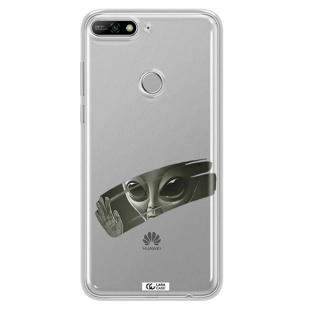Alien Huawei Y7 2018 Clear TPU Case