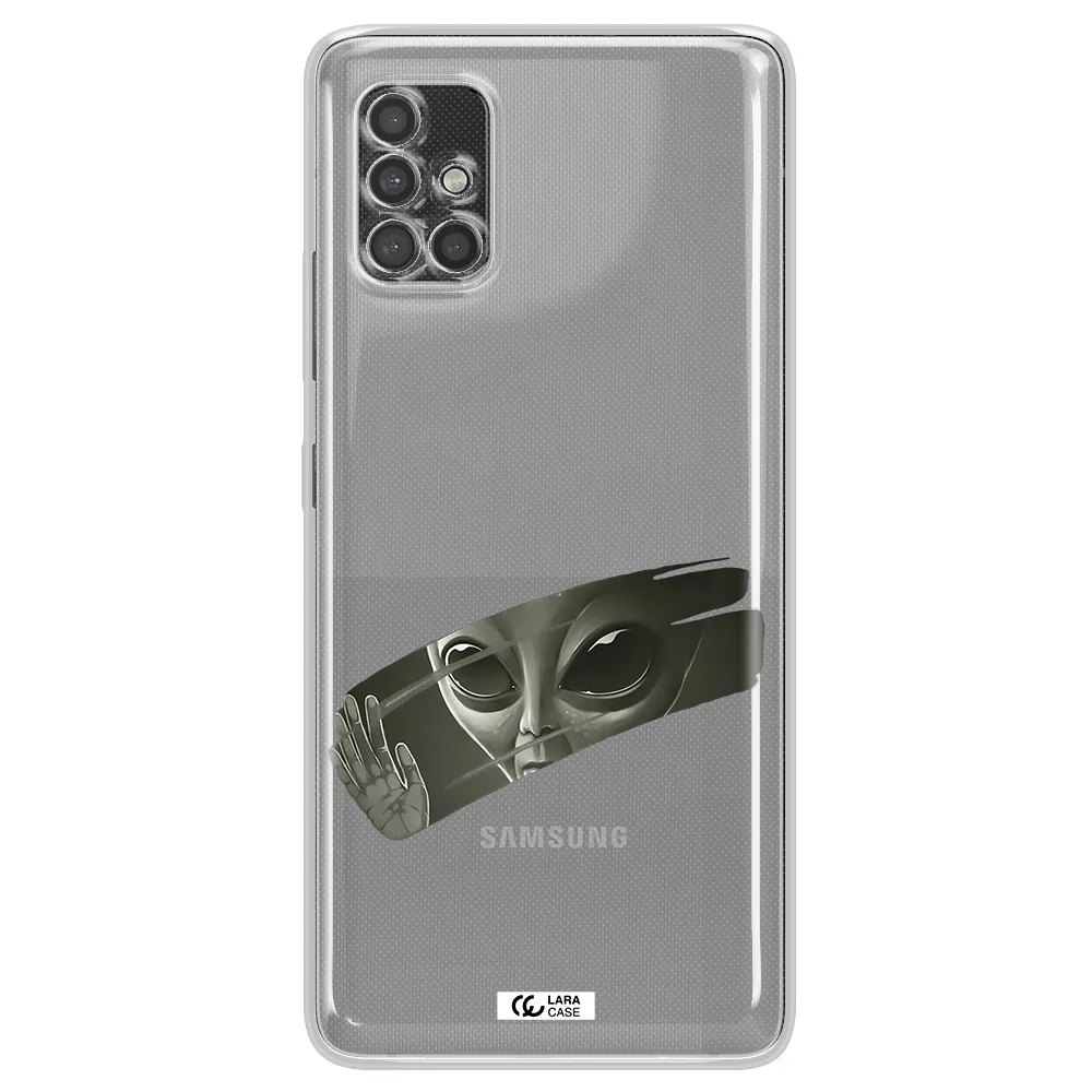 Alien Samsung A40S Clear Tpu Case