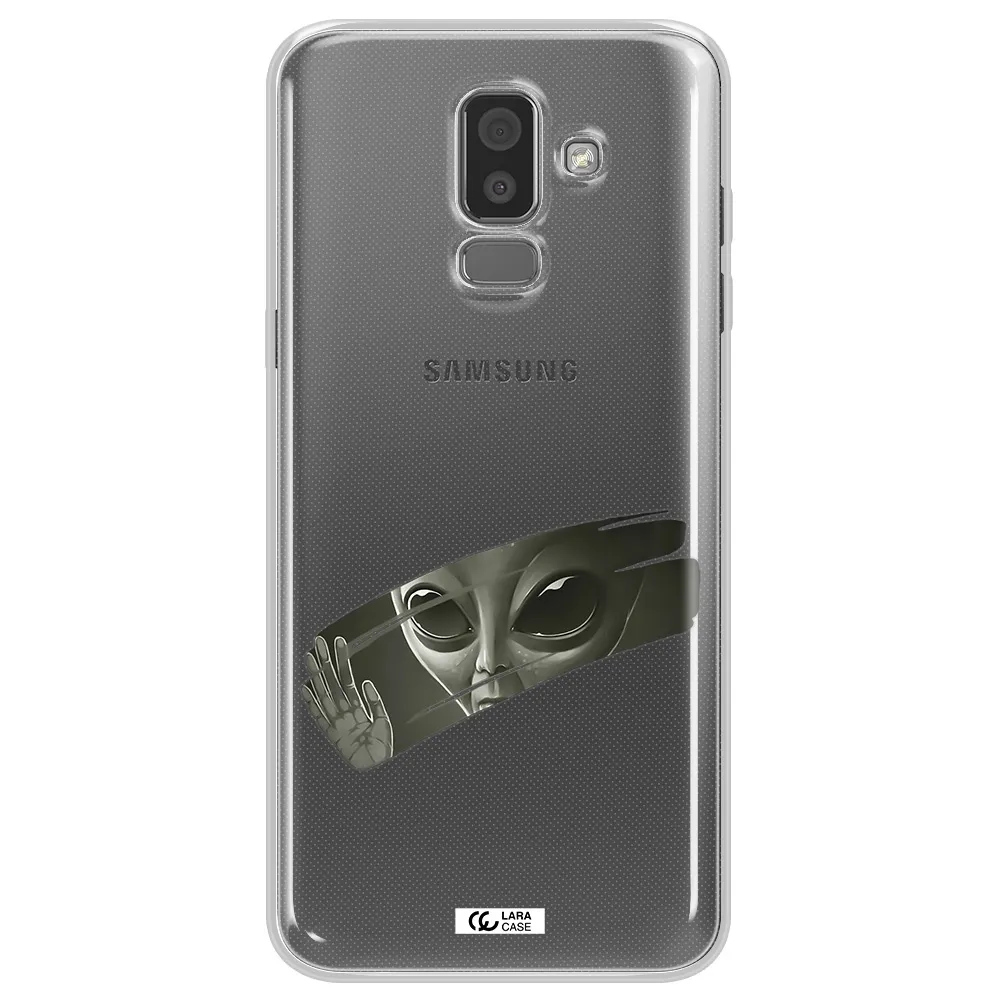 Alien Samsung J8 Clear TPU Case