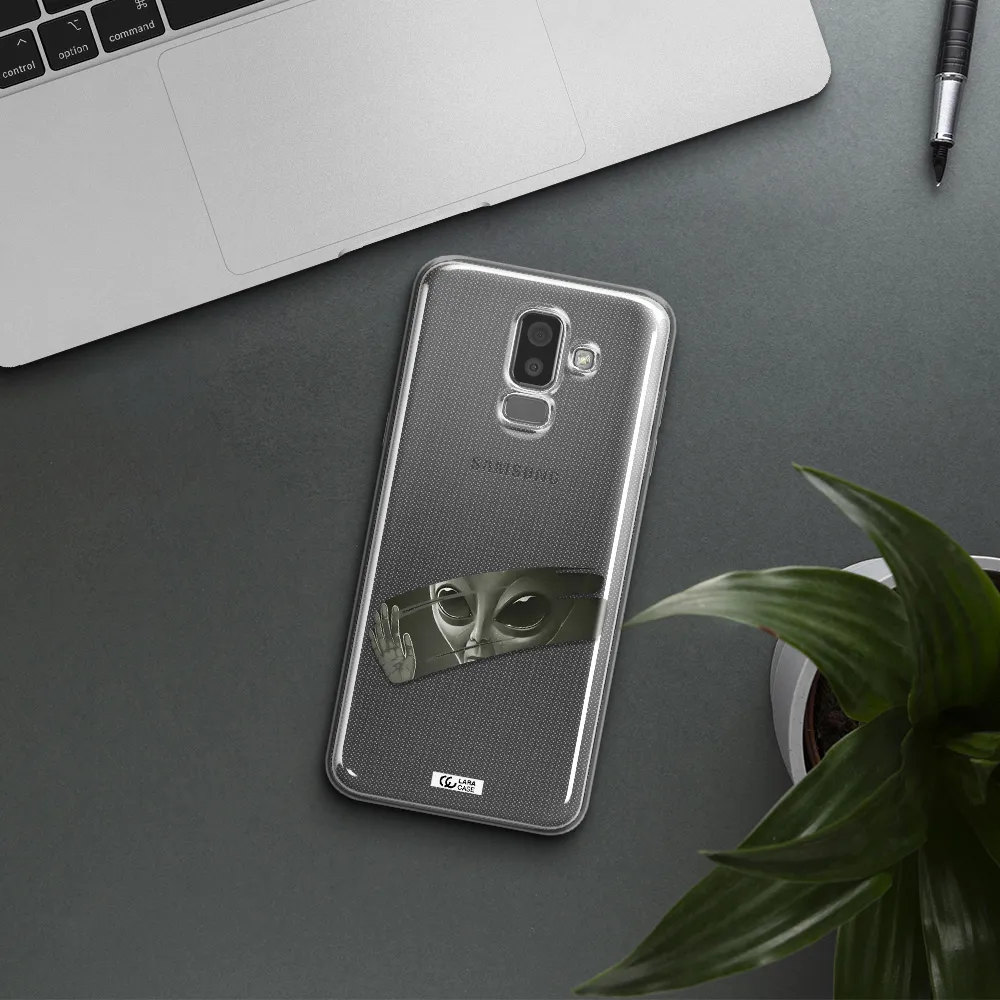 Alien Samsung J8 Clear TPU Case