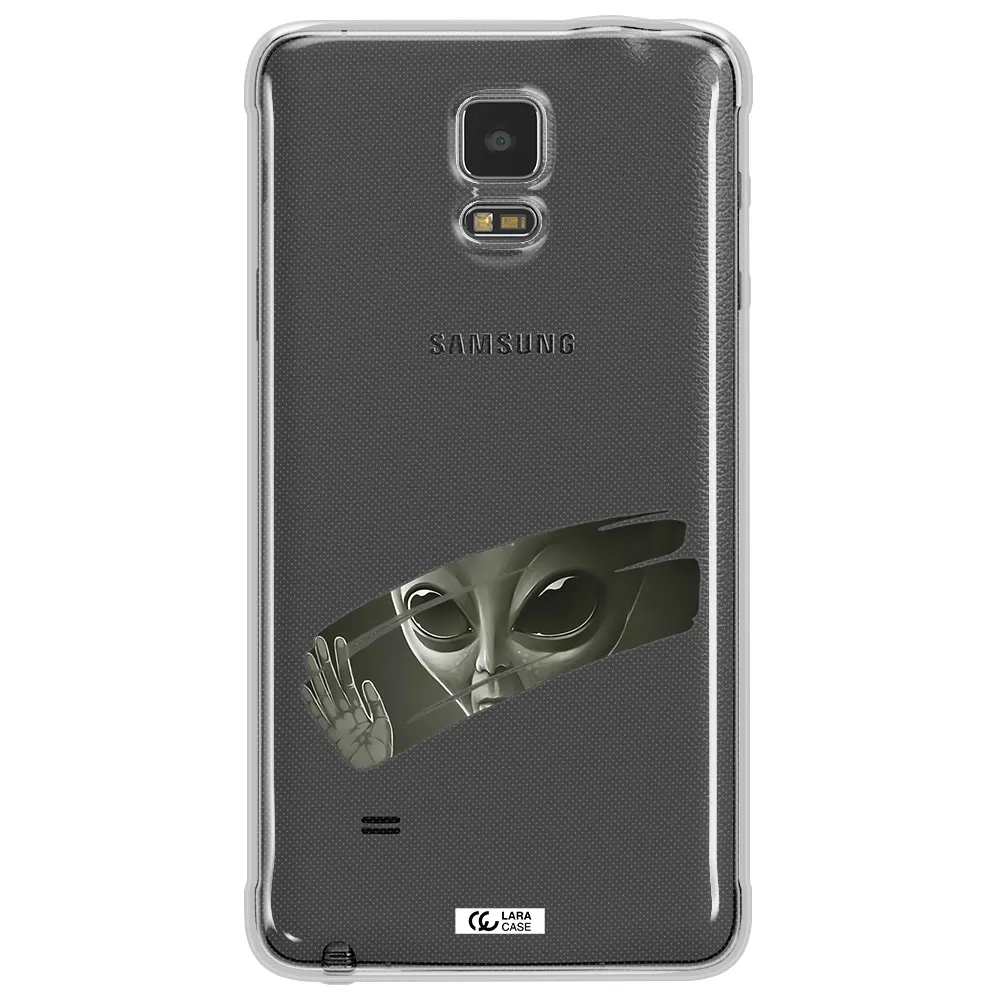 Alien Samsung Note 4 Clear TPU Case