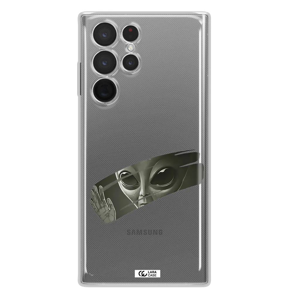 Alien Samsung S 22 Ultra Clear TPU Case