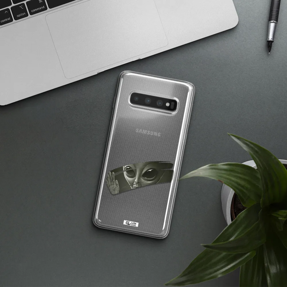 Alien Samsung S10 Clear TPU Case