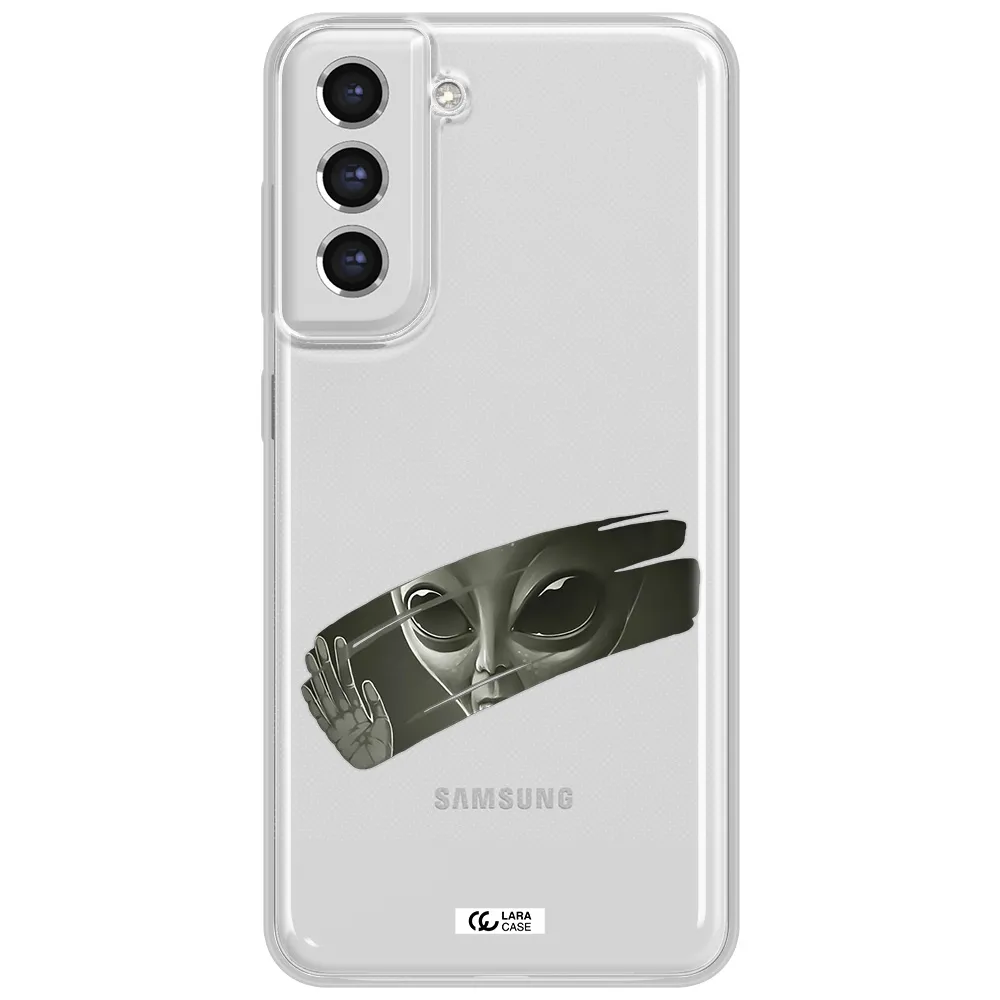 Alien Samsung S21 Fe Clear Tpu Case