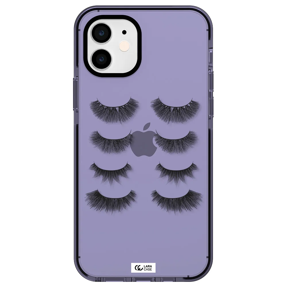 Eyelids Apple iPhone 11 impact Lilac Case