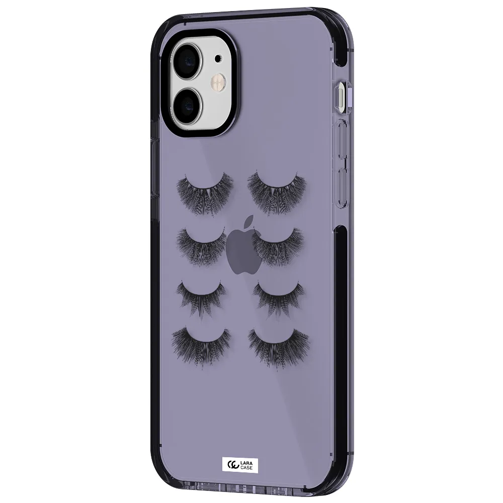 Eyelids Apple iPhone 11 impact Lilac Case