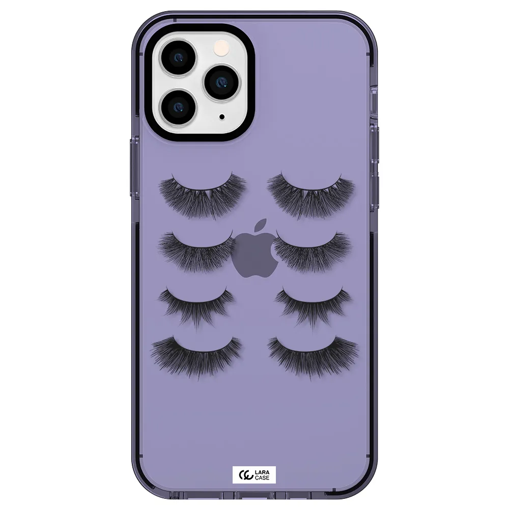 Eyelids Apple iPhone 11 pro impact Lilac Case