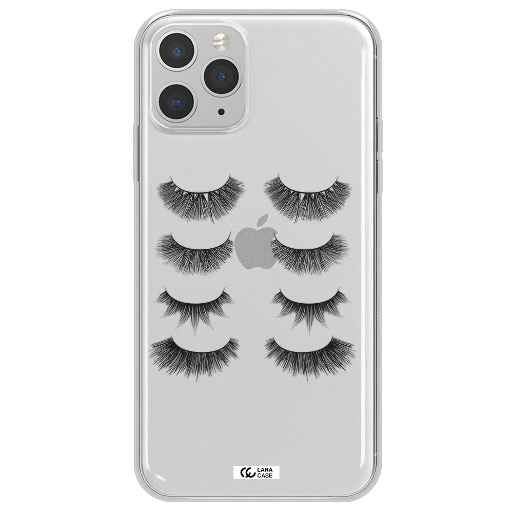Eyelids Apple iPhone 11 pro max Clear TPU Case
