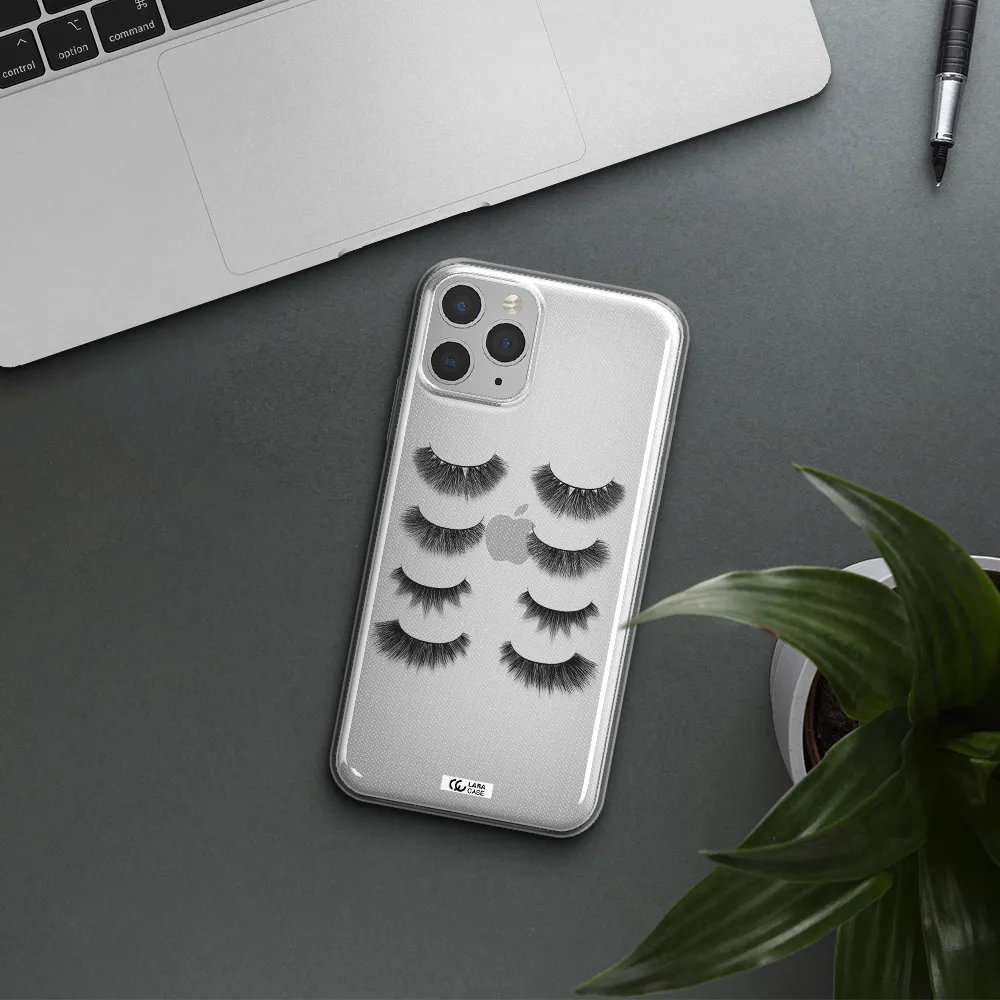 Eyelids Apple iPhone 11 pro max Clear TPU Case