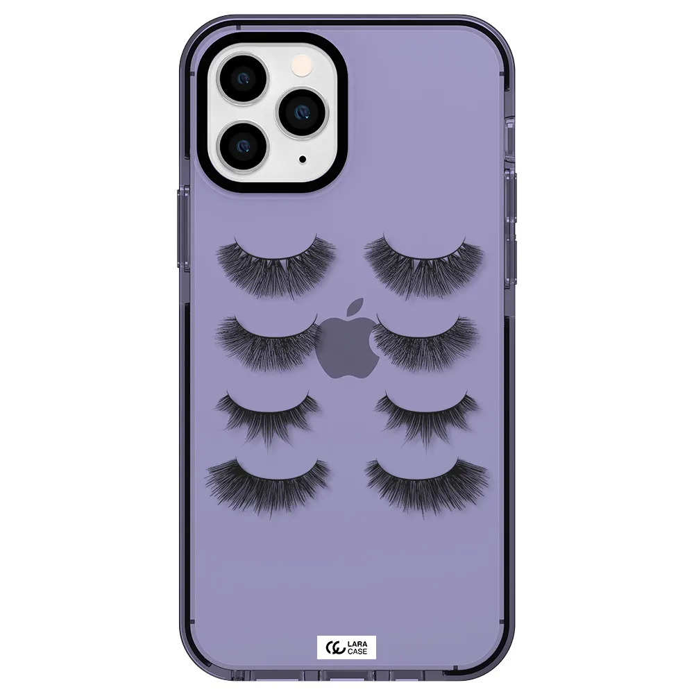 Eyelids Apple iPhone 11 pro max impact Lilac Case