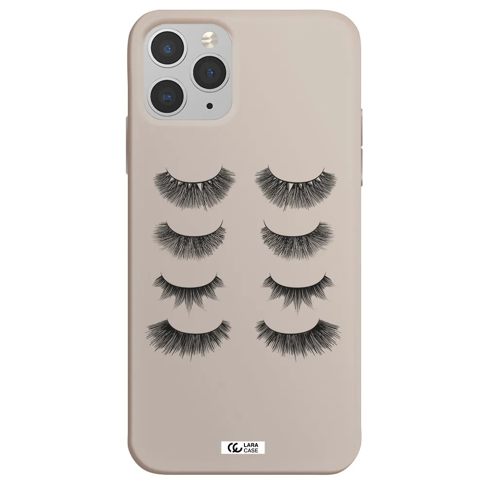 Eyelids Apple iPhone 11 pro max Silicone Stone Case