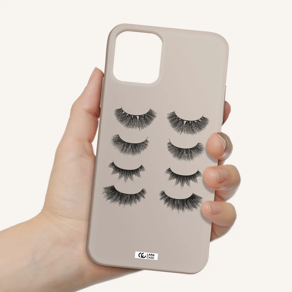 Eyelids Apple iPhone 11 pro max Silicone Stone Case