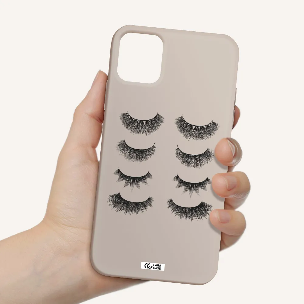 Eyelids Apple iPhone 11 Silicone Stone Case