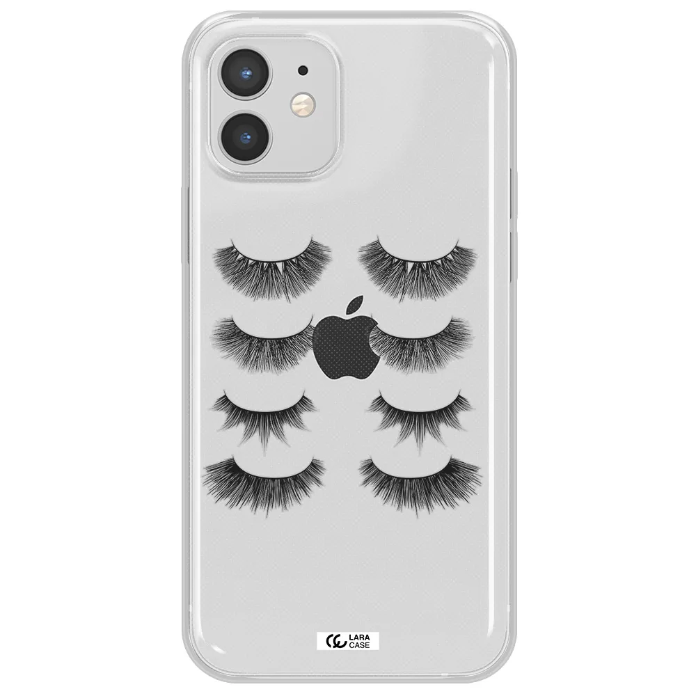 Eyelids Apple iPhone 12 Clear TPU Case