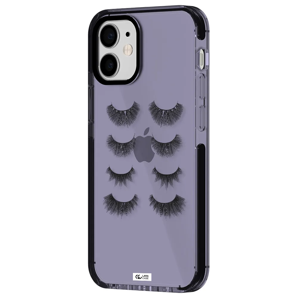 Eyelids Apple iPhone 12 mini impact Lilac Case