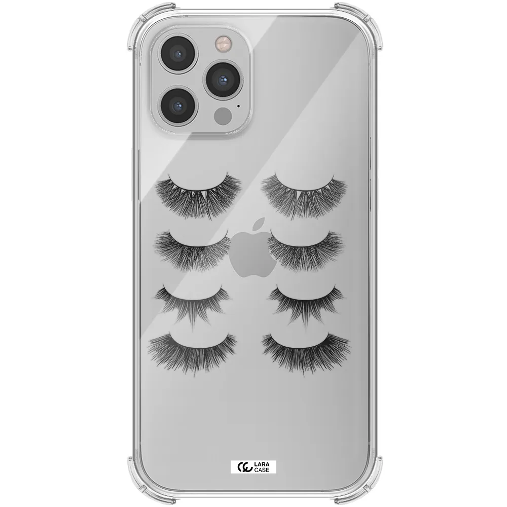 Eyelids Apple iPhone 12 pro Clear PC Case