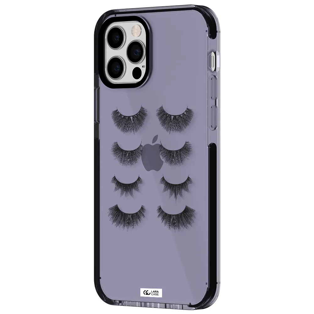 Eyelids Apple iPhone 12 pro impact Lilac Case