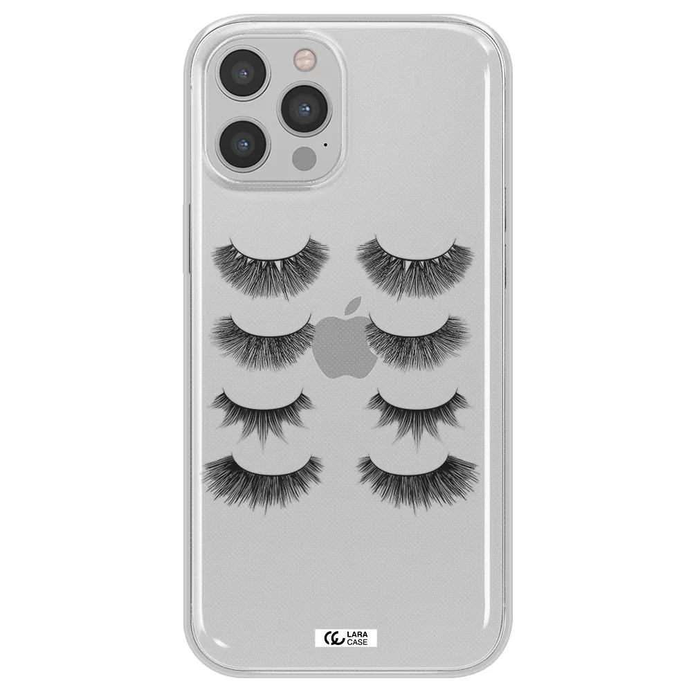 Eyelids Apple iPhone 12 pro max Clear TPU Case
