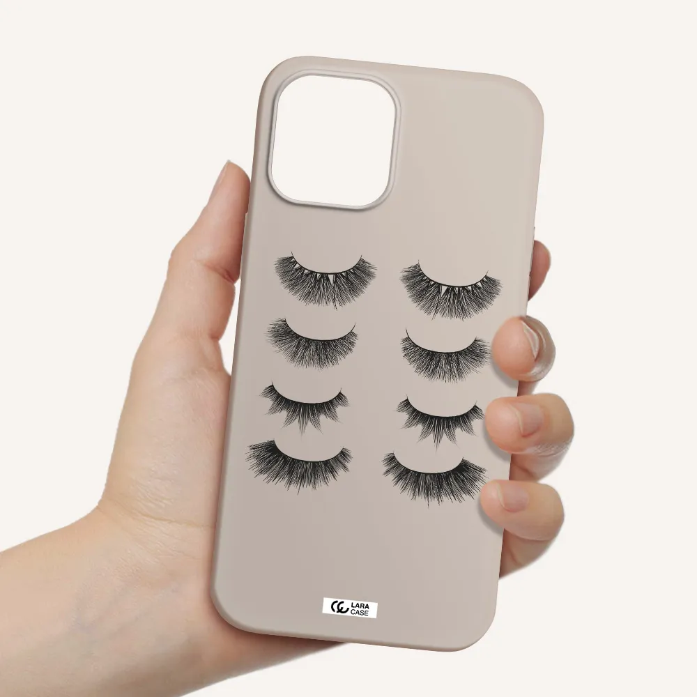 Eyelids Apple iPhone 12 pro Silicone Stone Case