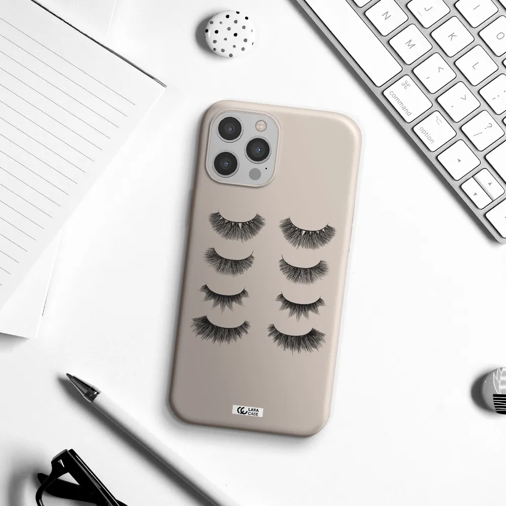Eyelids Apple iPhone 12 pro Silicone Stone Case