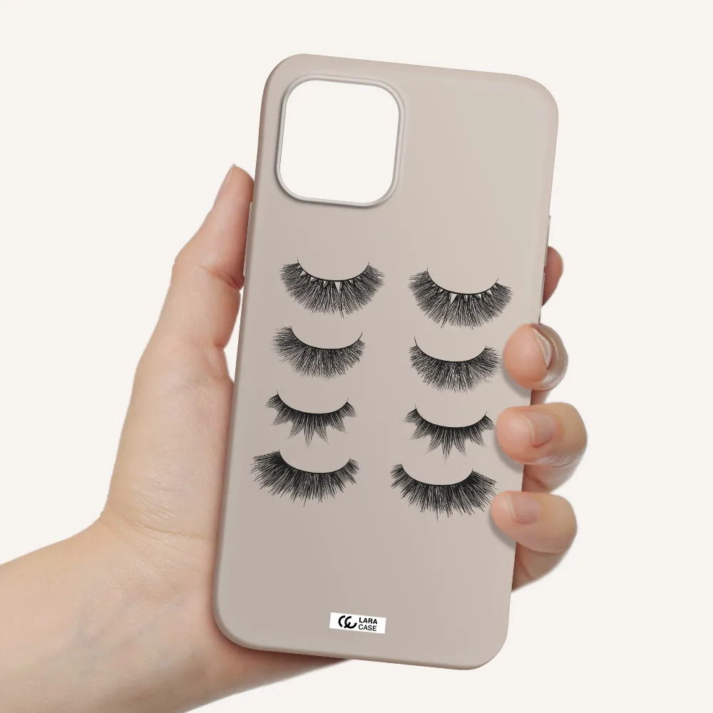 Eyelids Apple iPhone 12 Silicone Stone Case