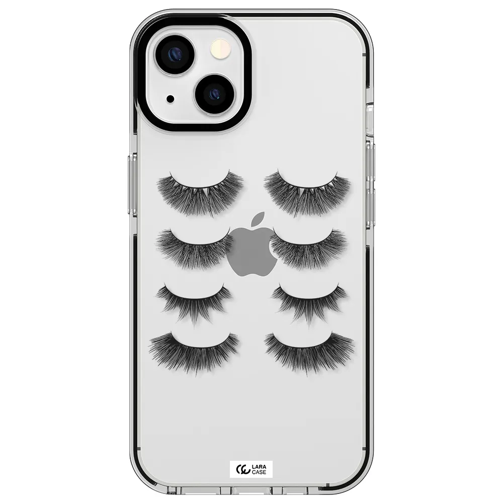 Eyelids Apple iPhone 13 impact black border Case