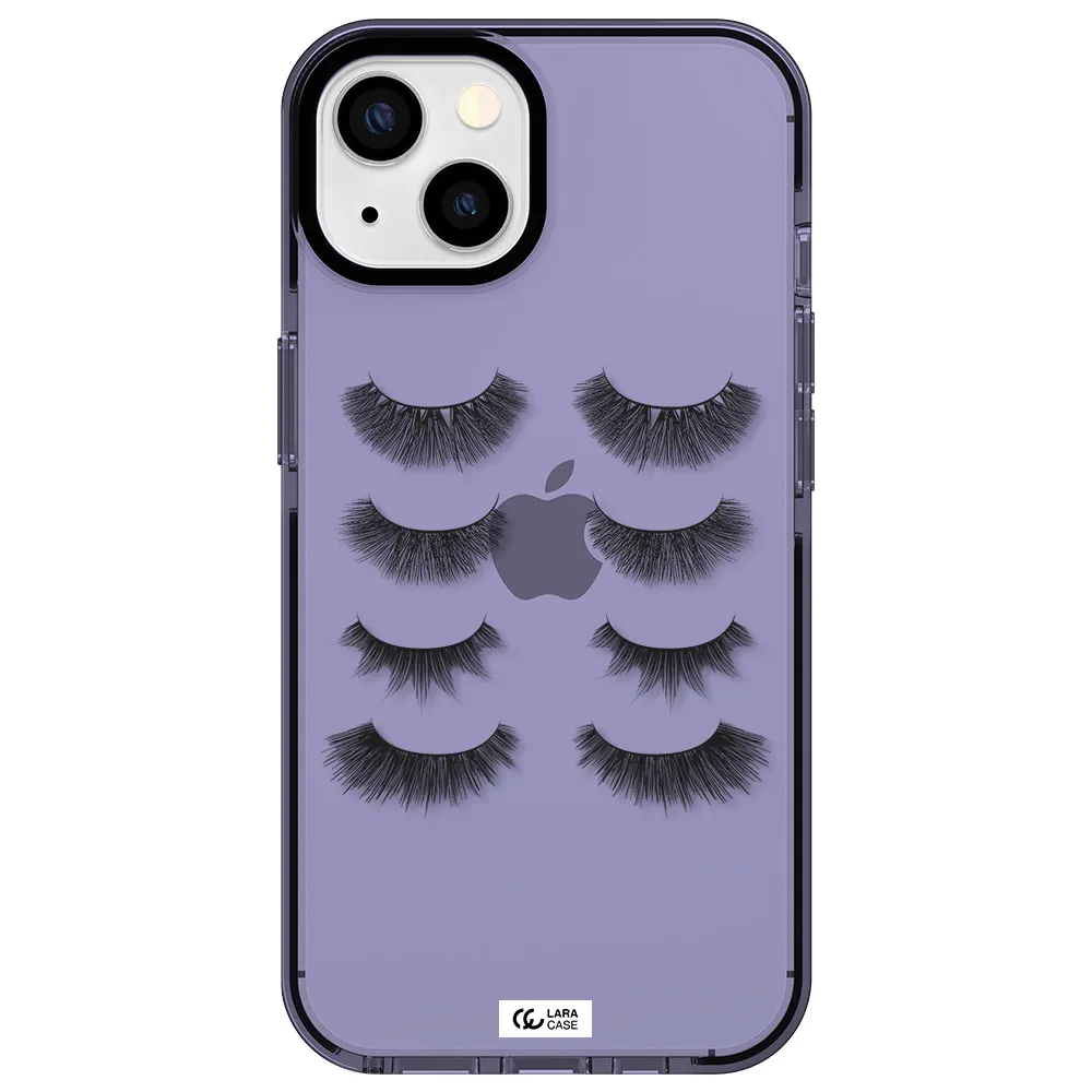 Eyelids Apple iPhone 13 impact Lilac Case