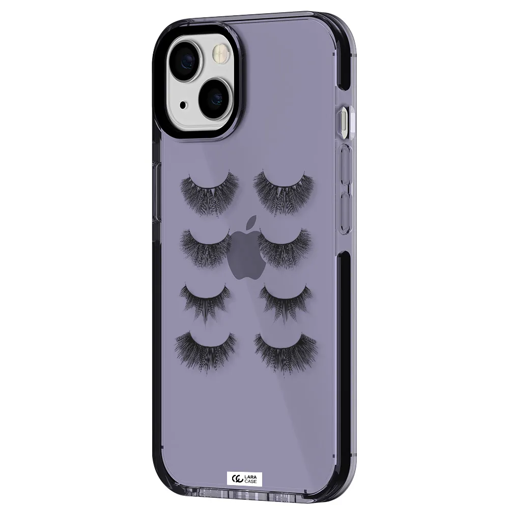 Eyelids Apple iPhone 13 impact Lilac Case