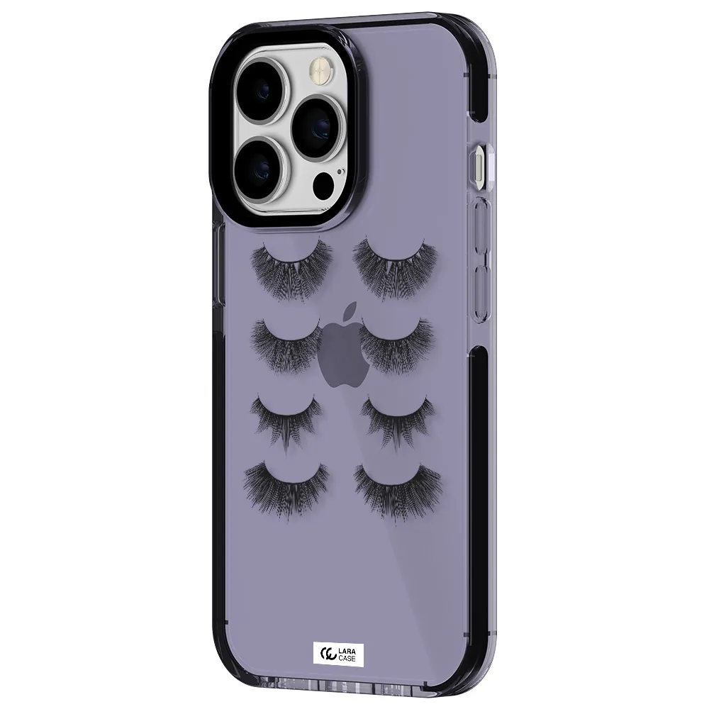 Eyelids Apple iPhone 13 Pro impact Lilac Case