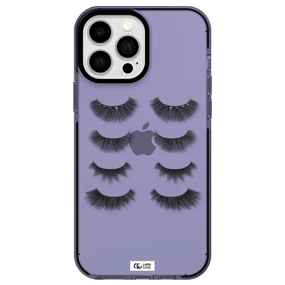 Eyelids Apple iPhone 13 Pro Max impact Lilac Case