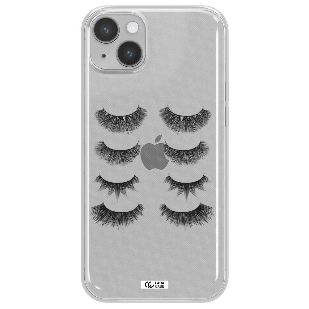 Eyelids Apple iPhone 14 Clear TPU Case