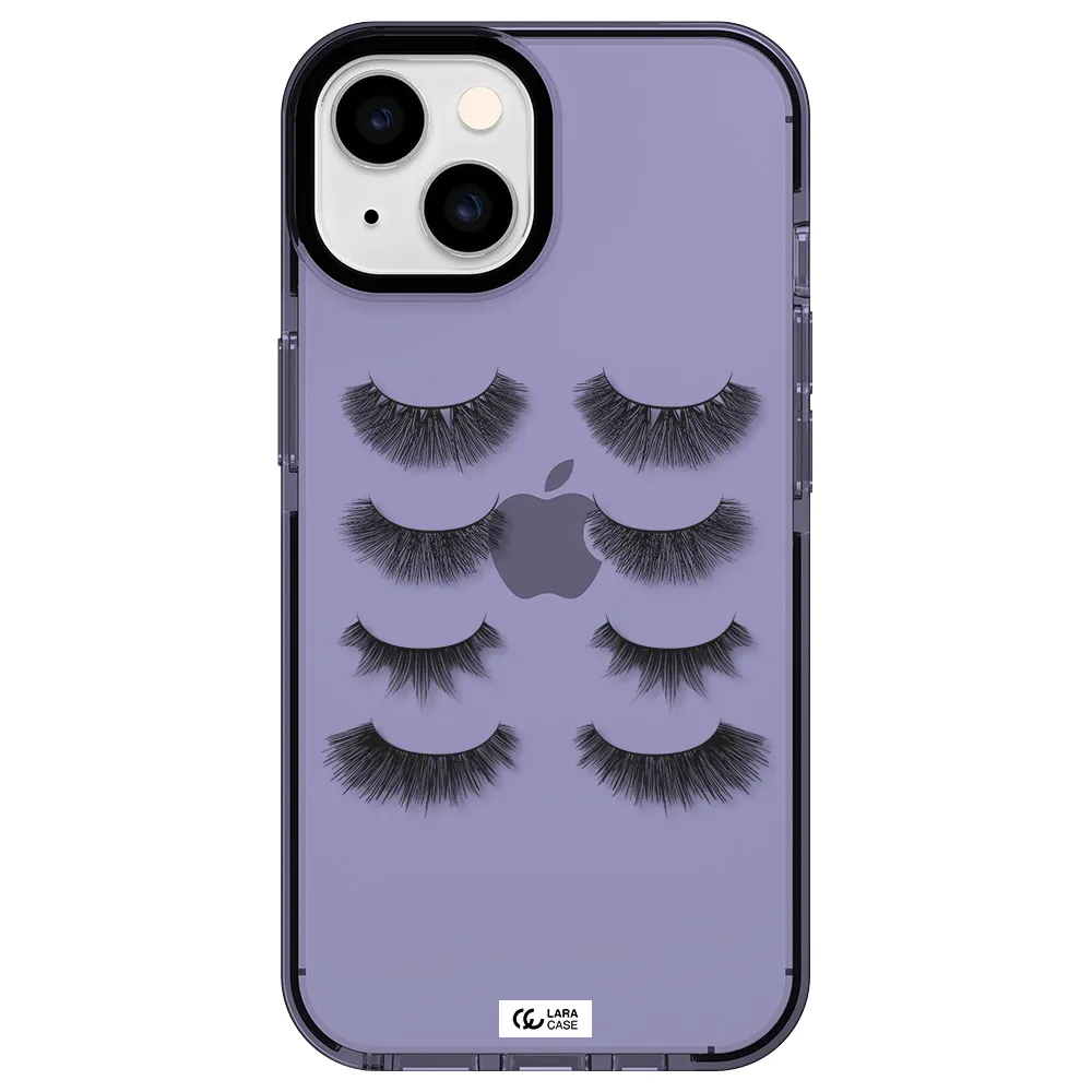 Eyelids Apple iPhone 14 impact Lilac Case