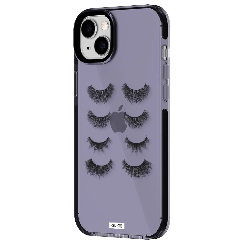 Eyelids Apple iPhone 14 plus impact Lilac Case
