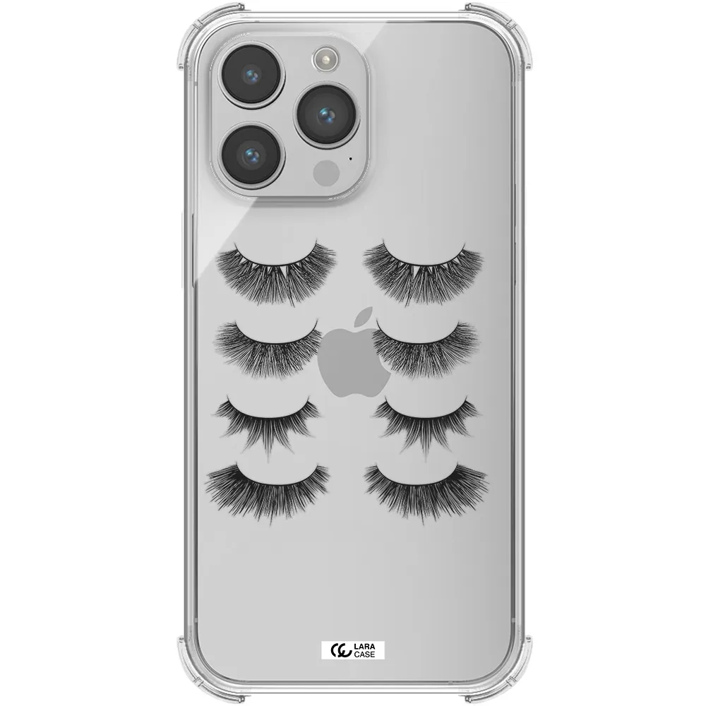 Eyelids Apple iPhone 14 pro Clear PC Case
