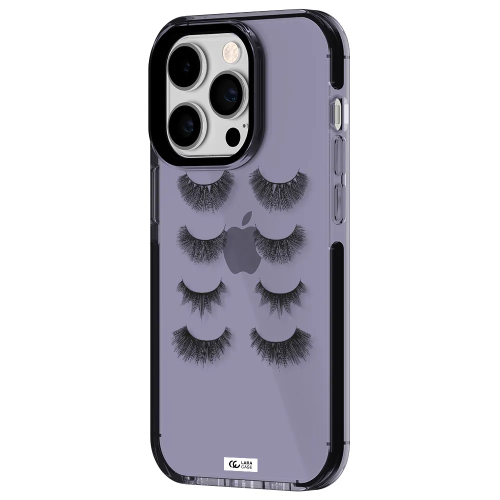 Eyelids Apple iPhone 14 pro impact Lilac Case