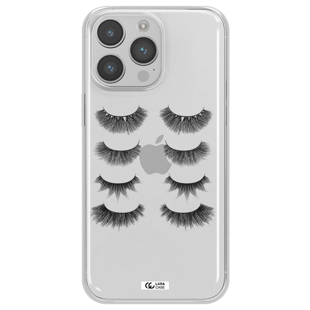 Eyelids Apple iPhone 14 pro max Clear TPU Case