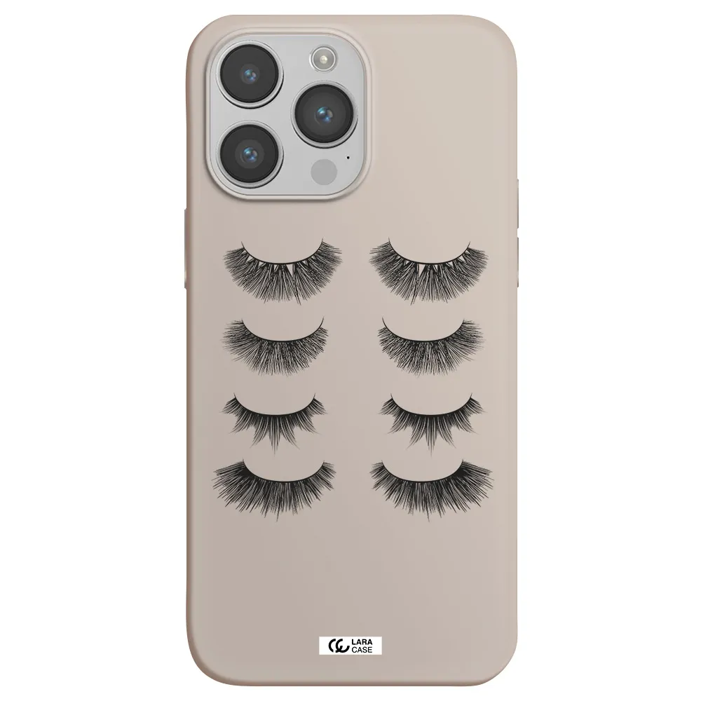 Eyelids Apple iPhone 14 pro max Silicone Stone Case