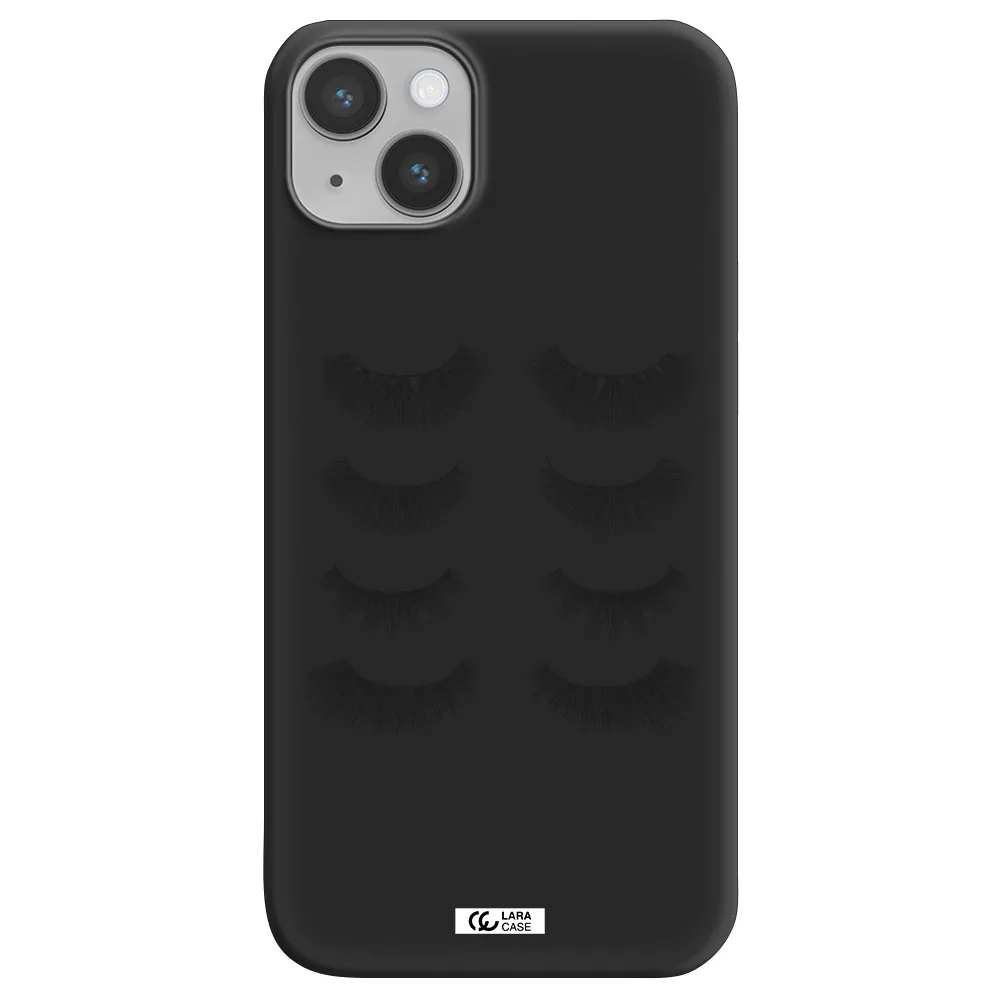 Eyelids Apple iPhone 14 Silicone black Case