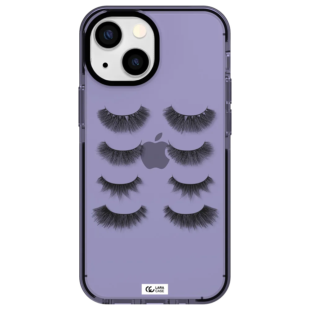 Eyelids Apple iPhone 15 impact Lilac Case