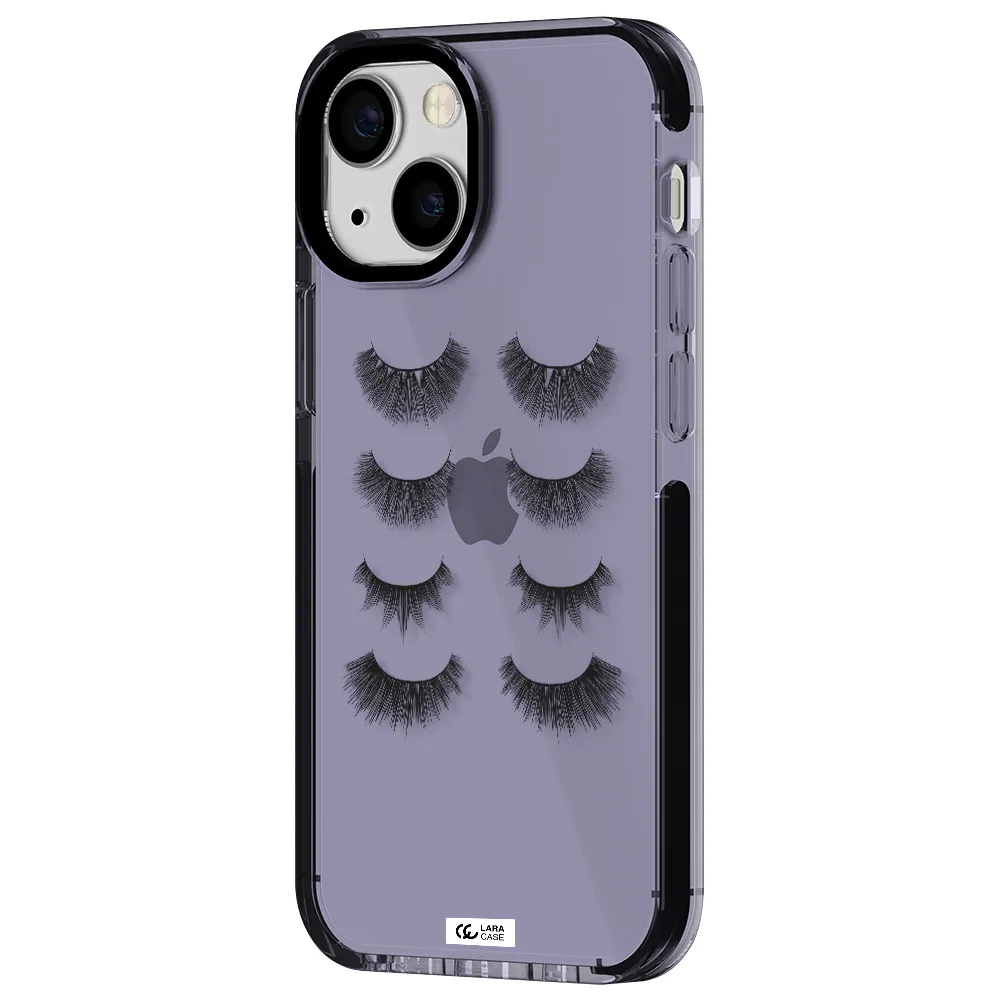 Eyelids Apple iPhone 15 impact Lilac Case