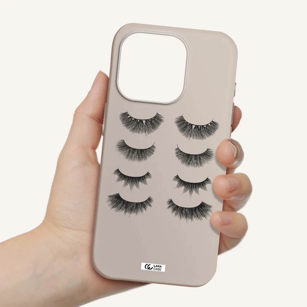 Eyelids Apple Iphone 15 Pro Silicone Stone Case