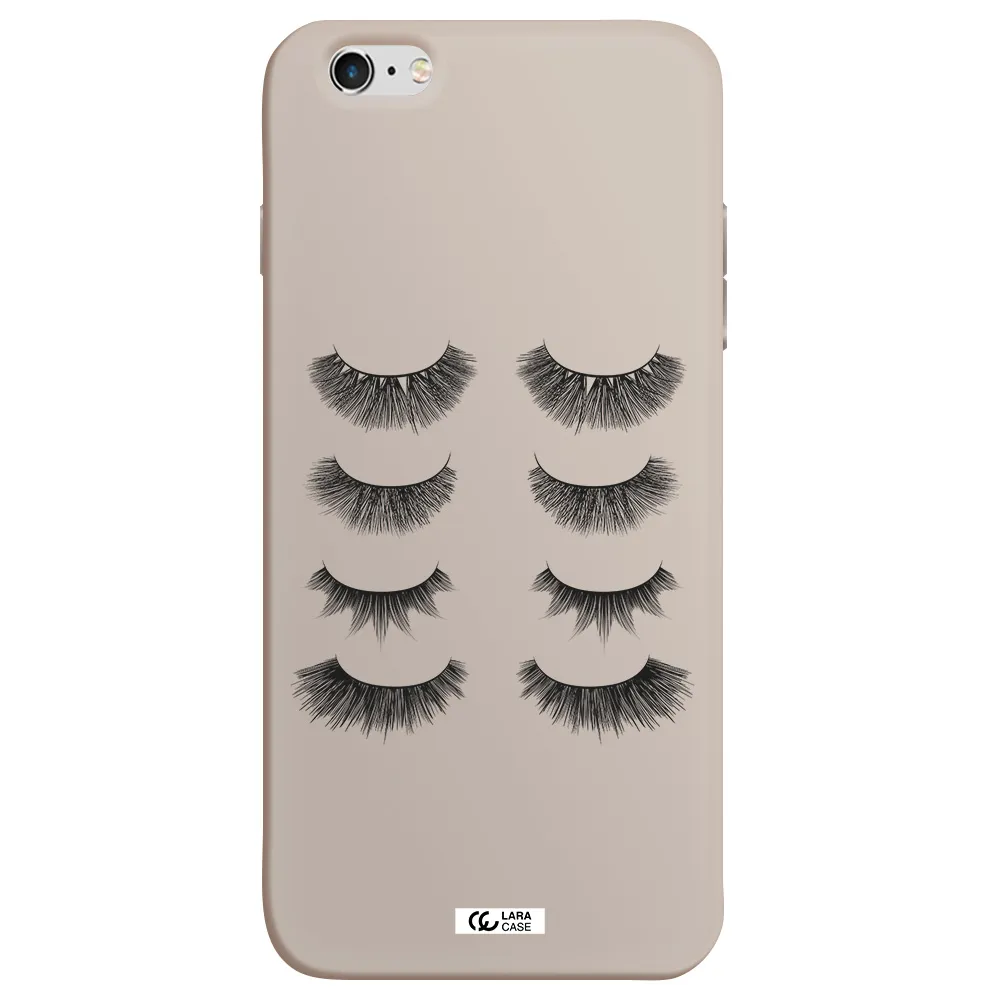Eyelids Apple iPhone 6 plus Silicone Stone Case
