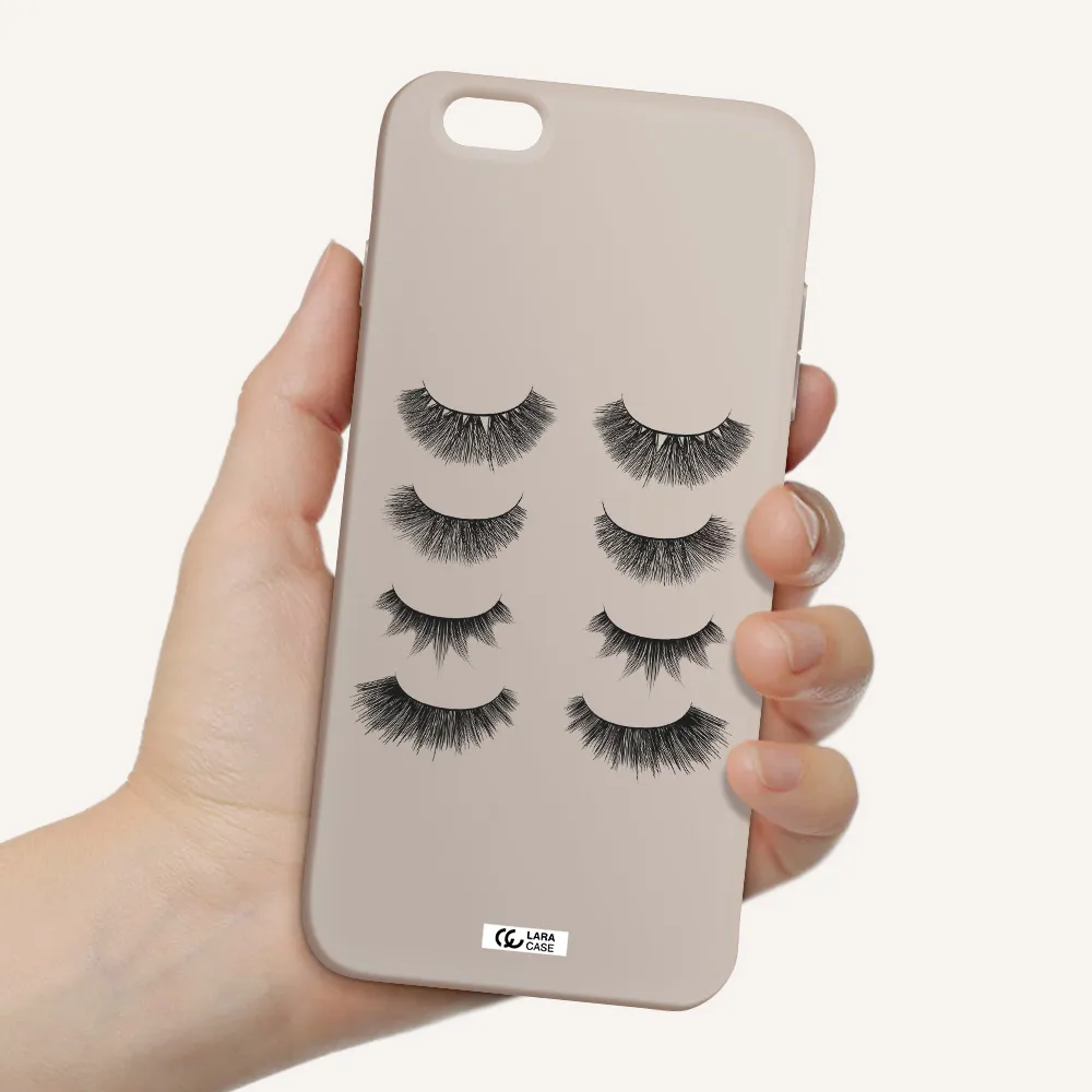 Eyelids Apple iPhone 6 plus Silicone Stone Case