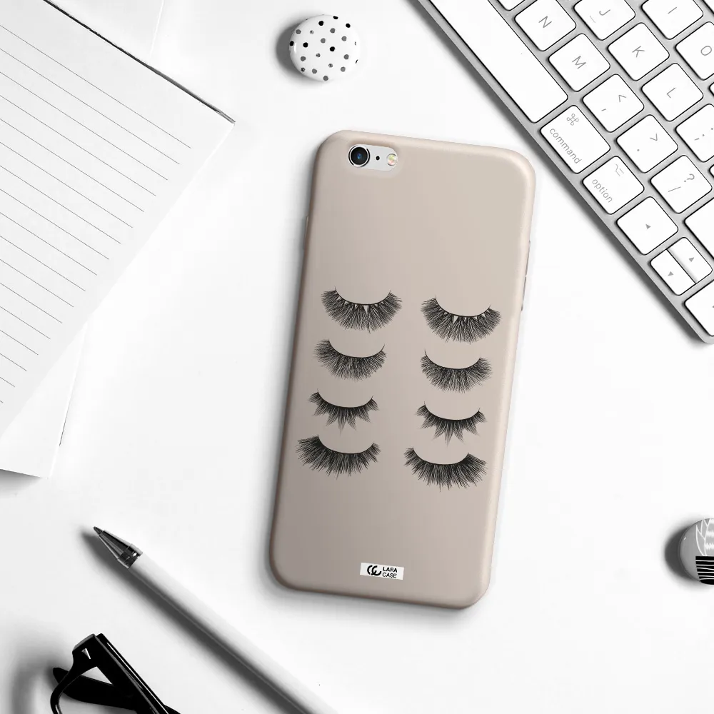Eyelids Apple iPhone 6 plus Silicone Stone Case