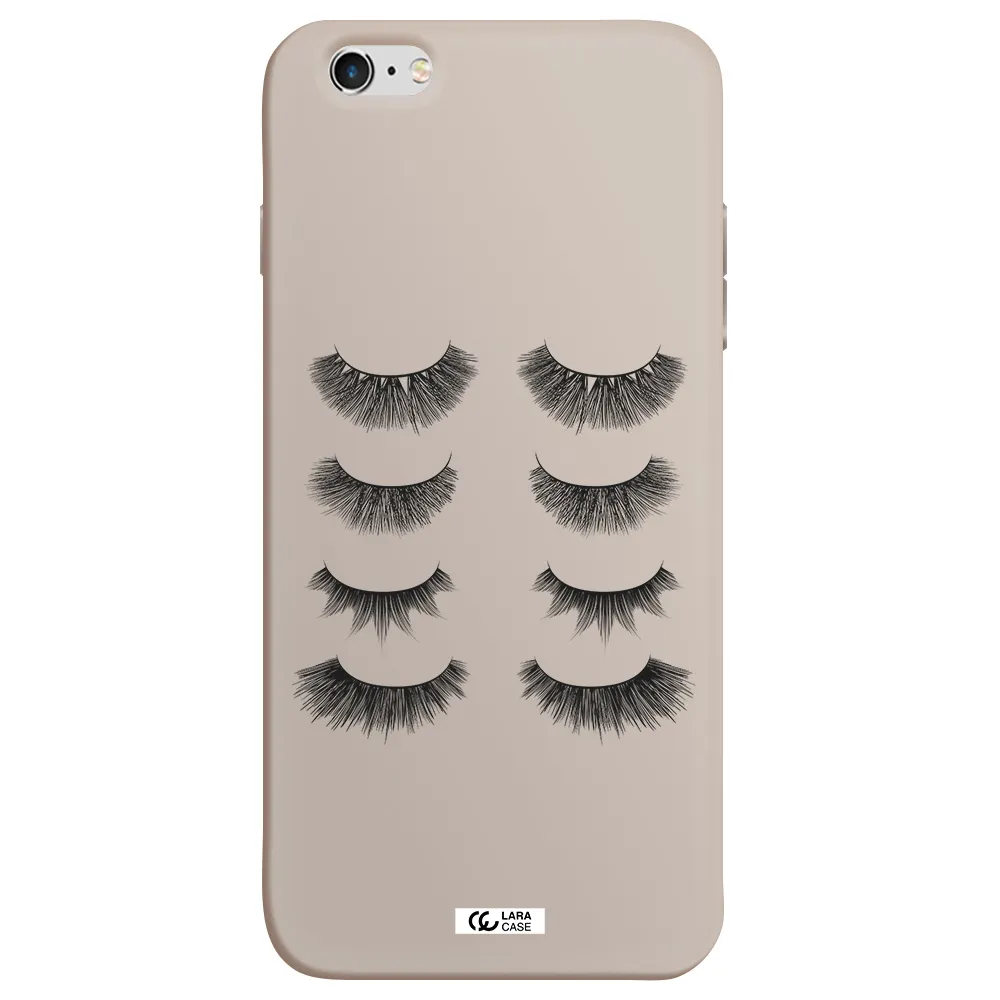 Eyelids Apple iPhone 6 s plus Silicone Stone Case