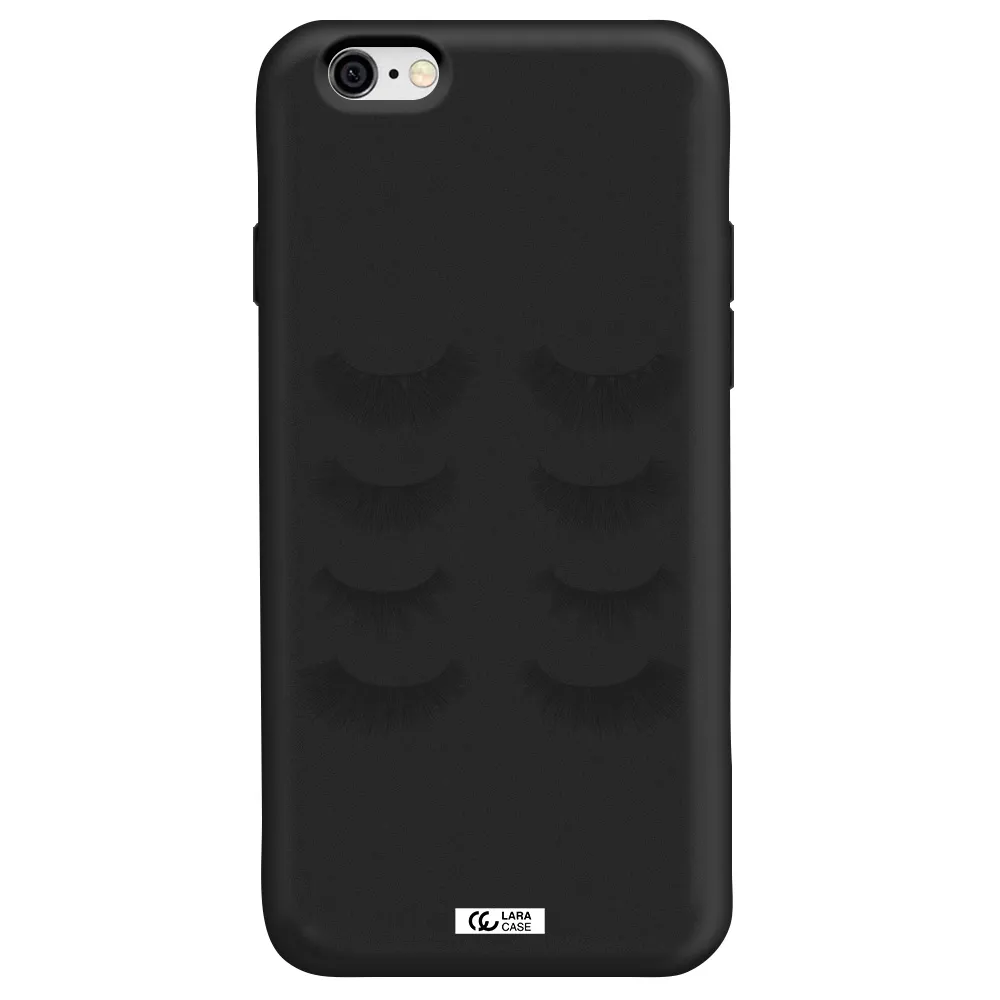 Eyelids Apple iPhone 6 Silicone black Case