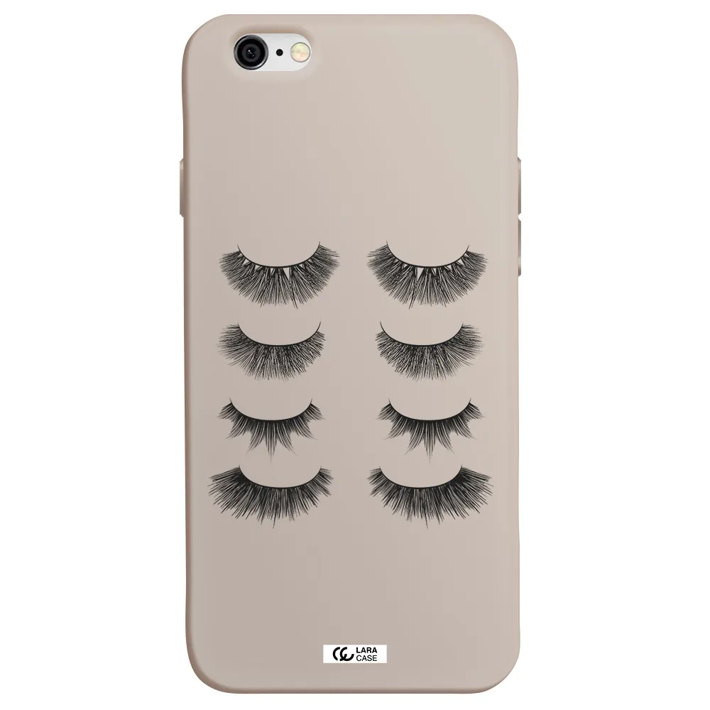 Eyelids Apple iPhone 6 Silicone Stone Case