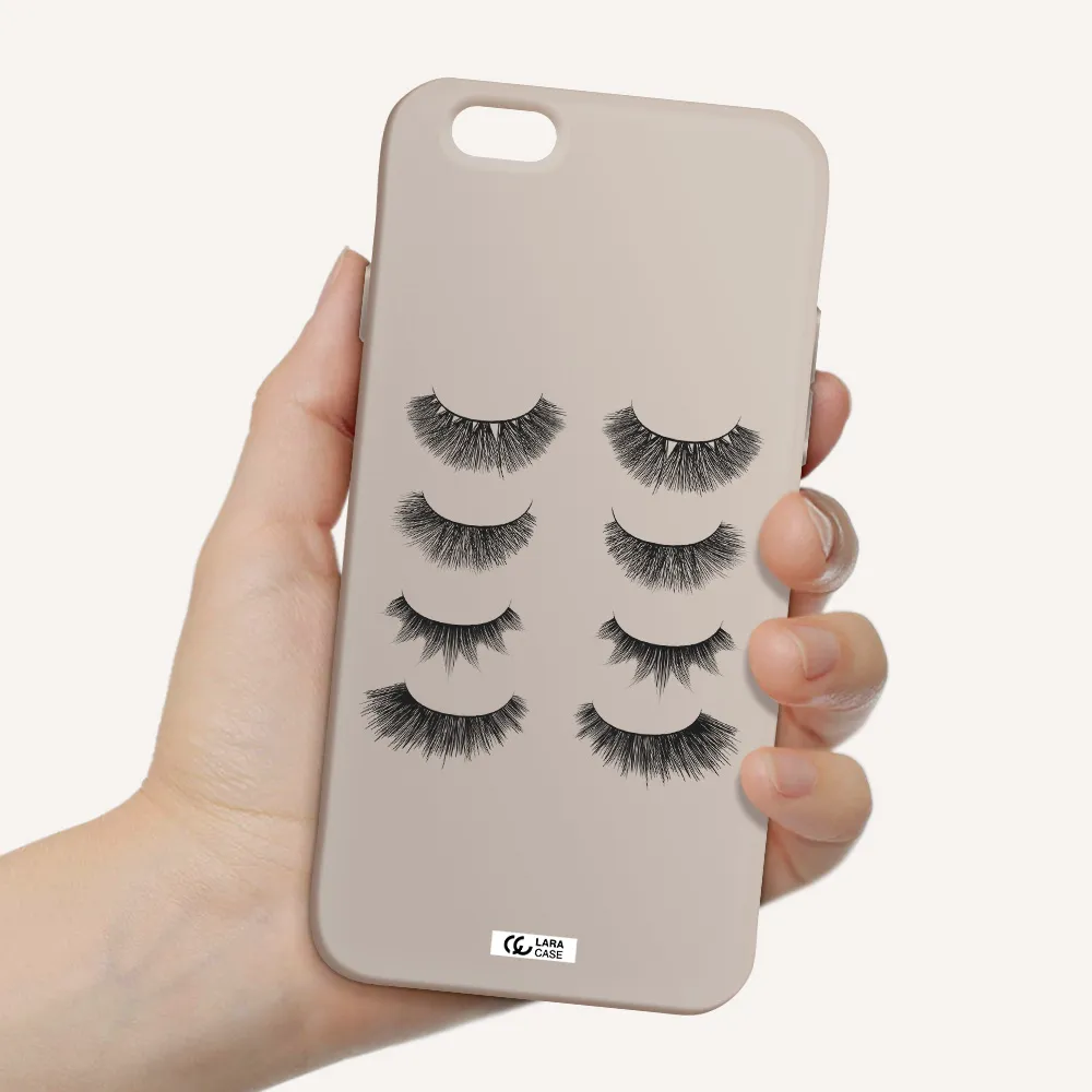Eyelids Apple iPhone 6 Silicone Stone Case